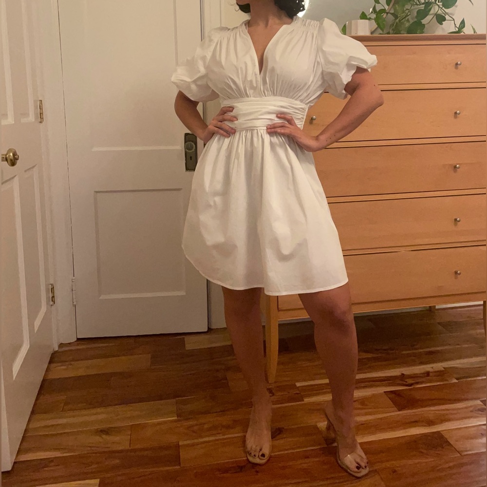 White Zara Dress Womens size XS